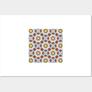 Sun pattern (sun pattern antava, floral, sun pattern redbubble and sun pattern artist) Posters and Art